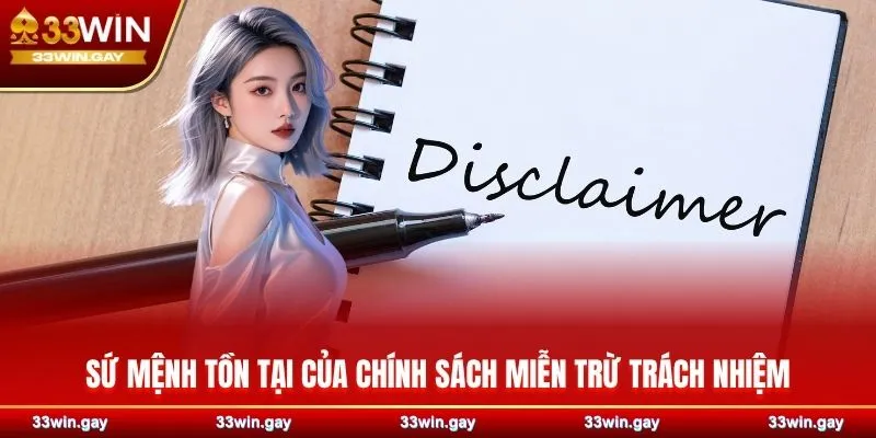 Chính sách miễn trừ trách nhiệm 33WIN đối với người chơi 1 Tổng quan chính sách miễn trừ trách nhiệm